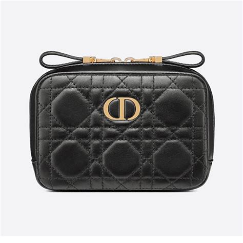 dior caro small black|dior caro zipped pouch.